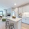a kitchen with an island